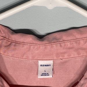 Pink Old Navy Tencel blouse Lg